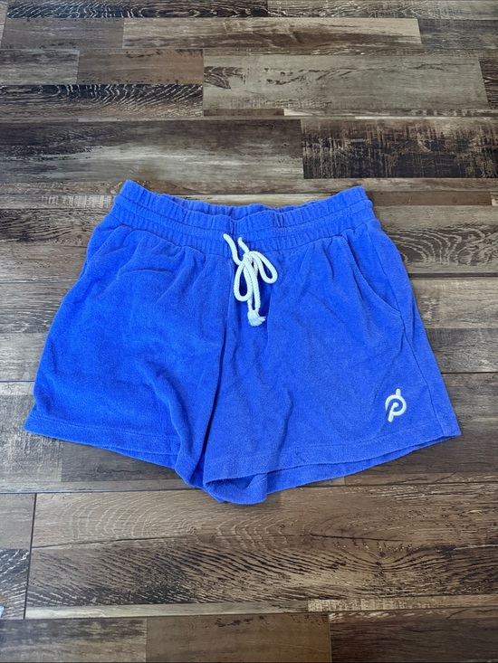 Peloton Pants - Peloton periwinkle Terry Cloth Athletic Shorts